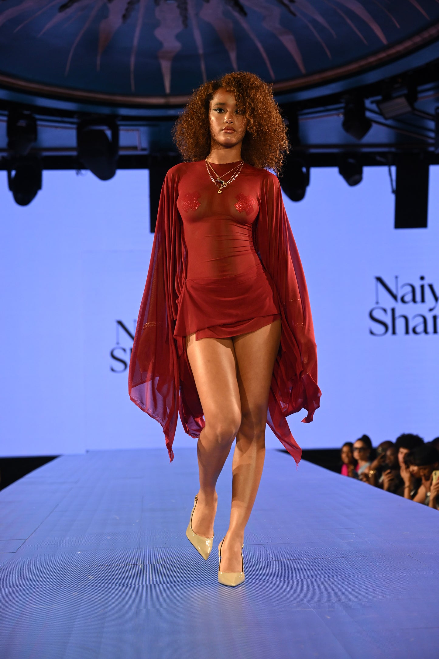 Mesh Mini Dress